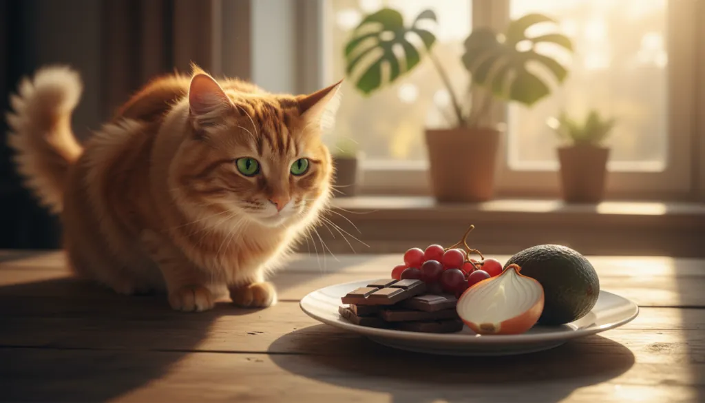 alimentos prohibidos para gatos